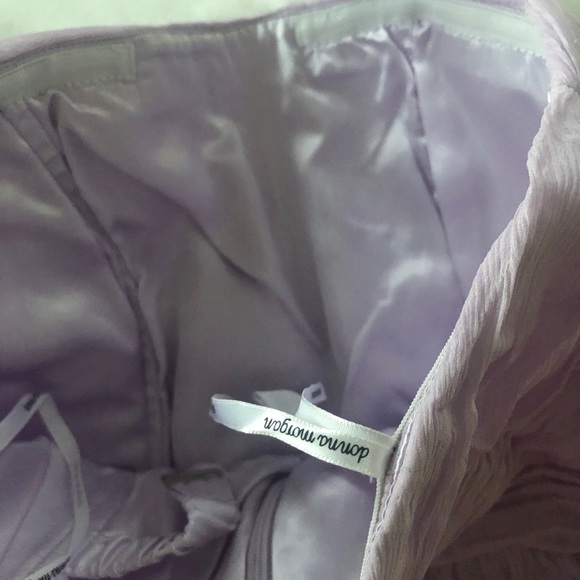 Donna Morgan Purple Silky Lined Dress - Picture 14 of 15